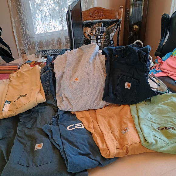 Carhartt Other - Carhartt 6 T-Shirts in Assorted Colors And One Tank Top Bundle.
